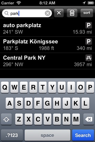GPS memo screenshot 2