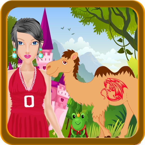 Beauty Queen Dress up Makeover Spa & Camel Care Icon