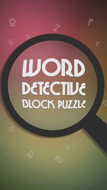 Word Detective Block Puzzle - best word search board game