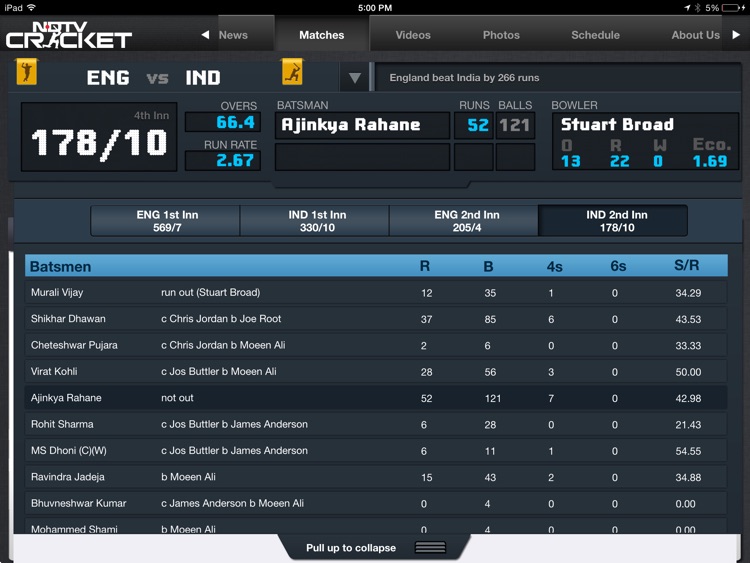 NDTV Cricket for iPad screenshot-4
