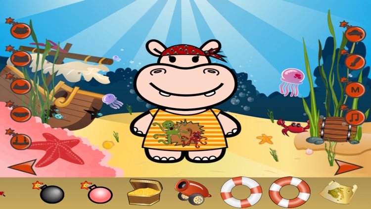 Hippo Dress Up Game