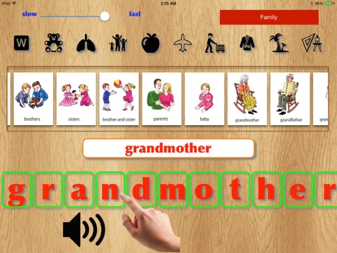 Kid Touch Talk (age 5+)— Audio for all selected 1000  visual words screenshot 4