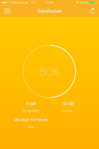 DataRocket Data Usage Monitor screenshot 3