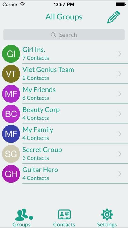 Group Contacts And Messaging