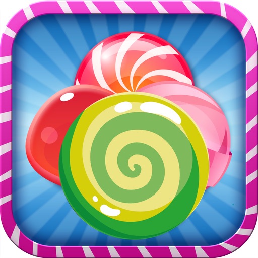 Candy Sweet World-The best free matching candies gummy game for kids and girls Icon