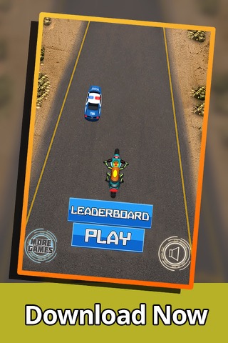 A Mad Skills Free MotorCycle Racing Game to Escape From Policeのおすすめ画像5