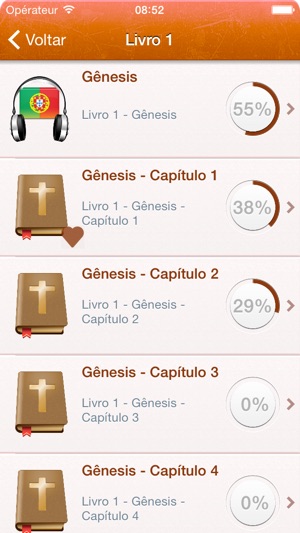 Holy Bible Audio mp3 and Text in Portuguese - Bíblia Sagrada(圖1)-速報App