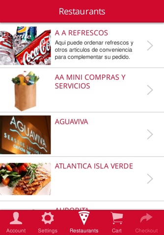 FoodNetPR 1.0 screenshot 2