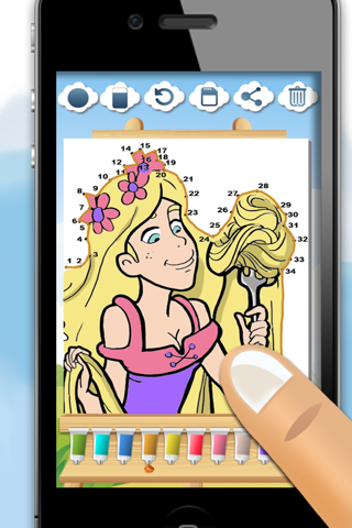Rapunzel - fun princess mini games for girls screenshot 3