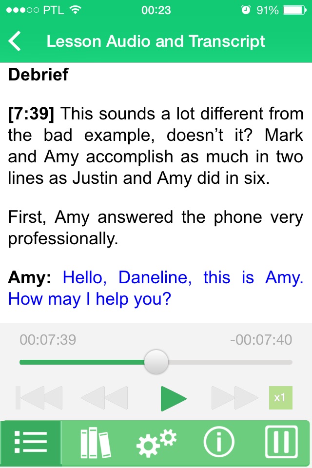 English for Telephoning by Business English Pod screenshot 3