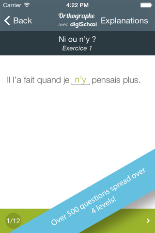 Orthographe : cours et quiz screenshot 3