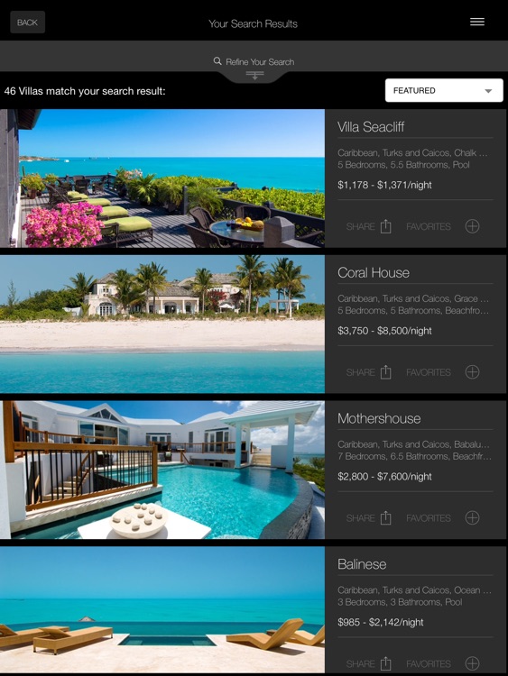 Luxury Retreats Ipad