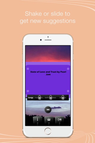 Angst-ridden Song Suggestor – Shake for the perfect song screenshot 2