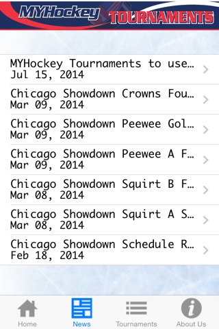 My Hockey Tournaments screenshot 2
