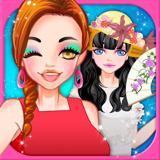 Easter girls dressup icon