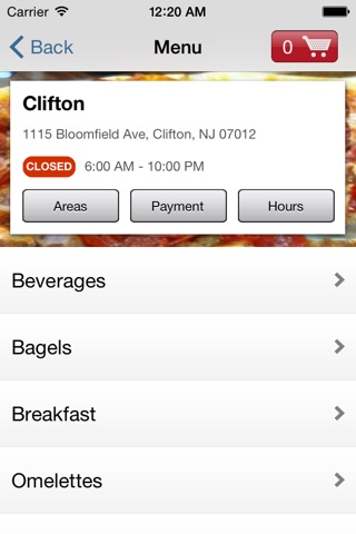 Clifton Bagel & Pizza screenshot 3