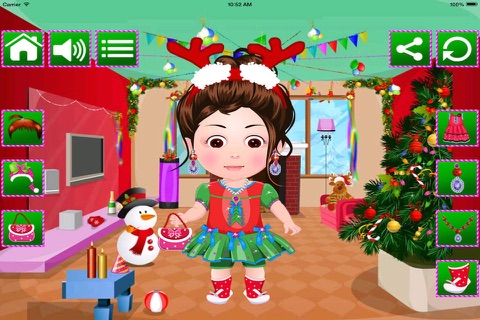 Christmas Girls Santa Baby Dress Up screenshot 2
