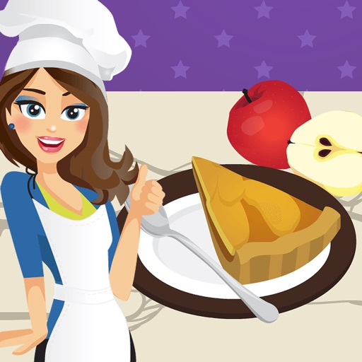Emma Cooking Game: French Apple Pie - Free Kids Game: Bake a vegan classic recipe Icon