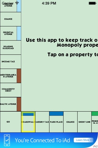 Booklet - property tracker for McDonald's Monopoly screenshot 2