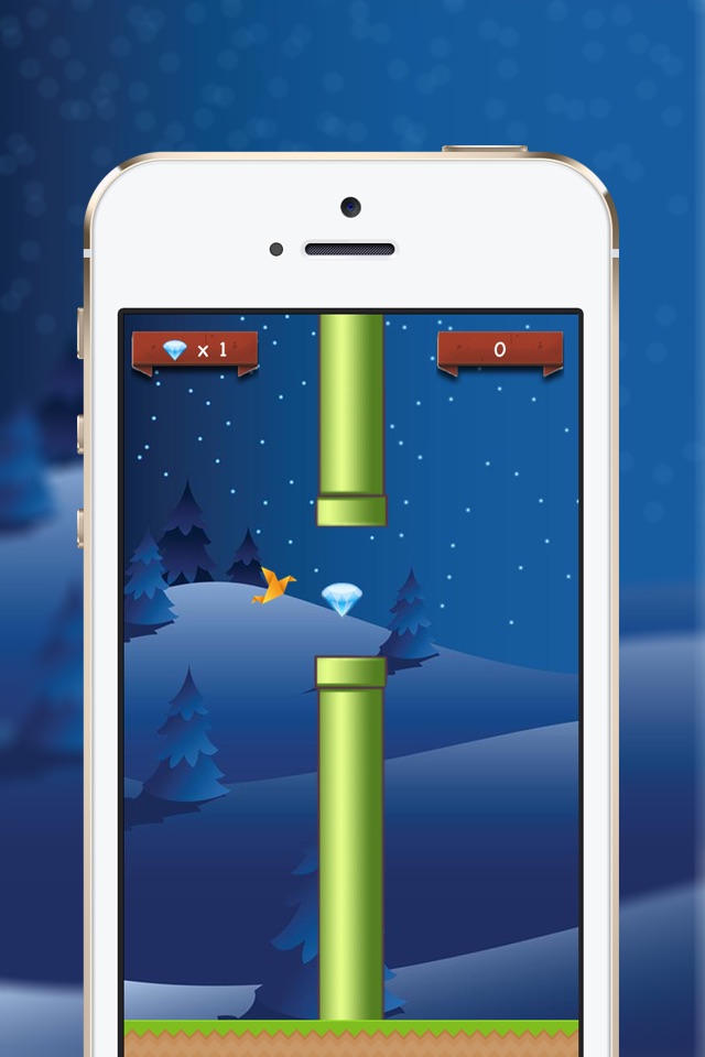 Flappy Paper Bird - top free bird games screenshot 2