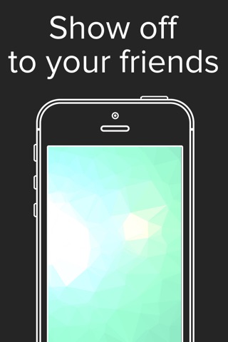 Random Polygon Wallpaper Plus Free — support 6 and 6plus resolutions screenshot 4