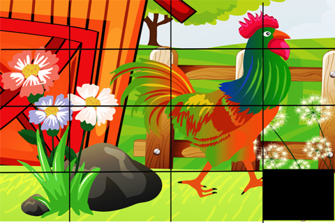Farm Animals Puzzle Game For Kids screenshot 2