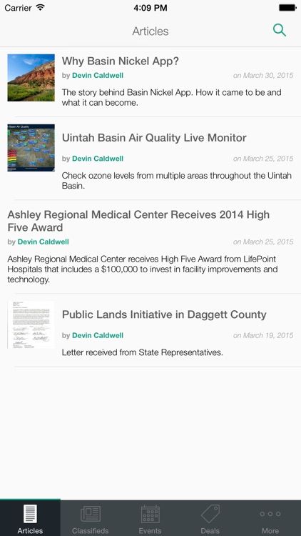 Basin Nickel App