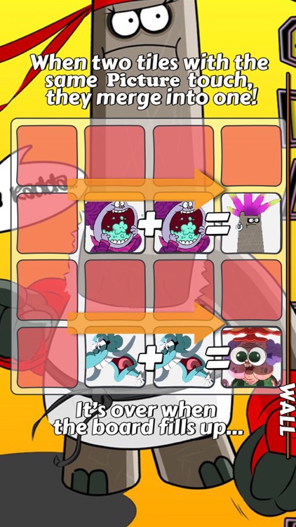 2048 PUZZLE " Chowder " Edition Anime Logic Game Character.s