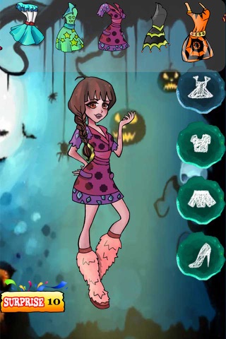 Pony Monster Girls Dress Up : High School Fashions Dressing Style Maker Version screenshot 2