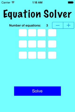 System of Equations Solver screenshot 2