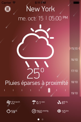 Weather Book Pro for iPhone screenshot 3