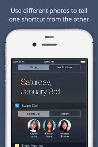 Swipe Dial - Speed Dial Widget screenshot 2