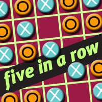 Beyond Tic Tac Toe - Get Five-in-a-row with Friends, solve Gomoku puzzles, or beat the computer Free
