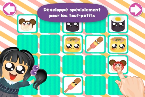 Play with Sakura Chan - Free Chibi Memo Game for preschoolers screenshot 4