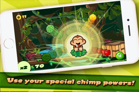 Baby Chimp Chomp: Jungle Fruit Bounce screenshot 2