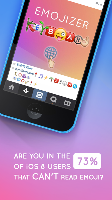 Emojizer Keyboard - Custom Emoji Font for iOS 8のおすすめ画像5