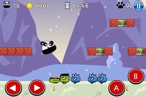 Super Pou Panda - Kung Fu Kick screenshot 2