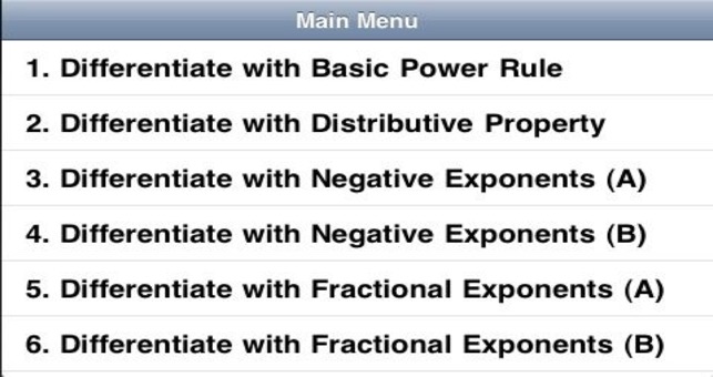 Derivatives 1 Lite: Calculus Videos and Practice by WOWmath.(圖1)-速報App