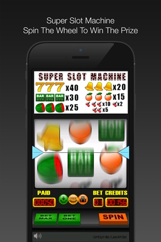 Super Slot Machine - Spin The Wheel To Win The Prize screenshot 4