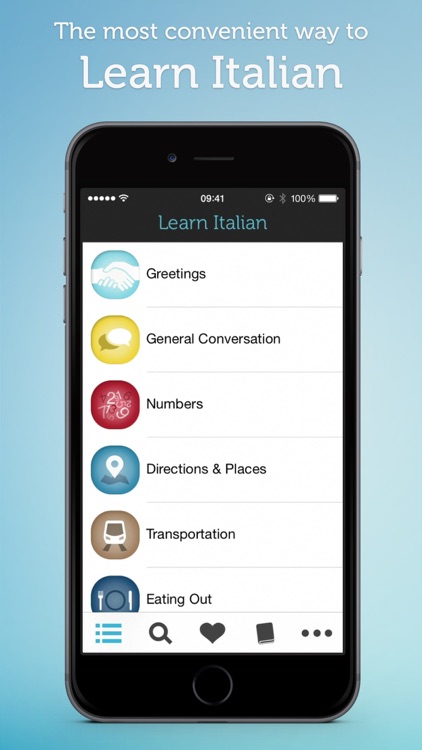 Learn Italian HD - Phrasebook for Travel in Italy screenshot-0