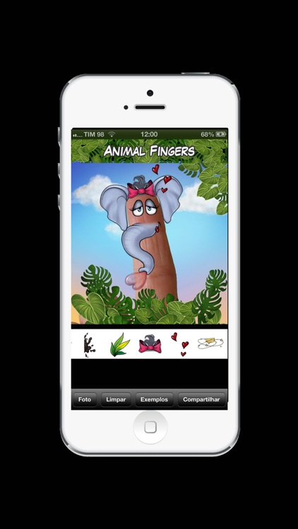 Animal Fingers - Create funny Animal faces over your fingers!