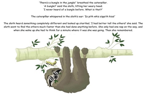 Bungle in the Jungle - A read along interactive Story for Children by Kenneth Stevens screenshot 3