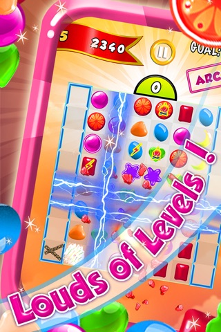 ``` A Candy Swap``` - fruit adventure mania in mystery match-3 game free screenshot 4
