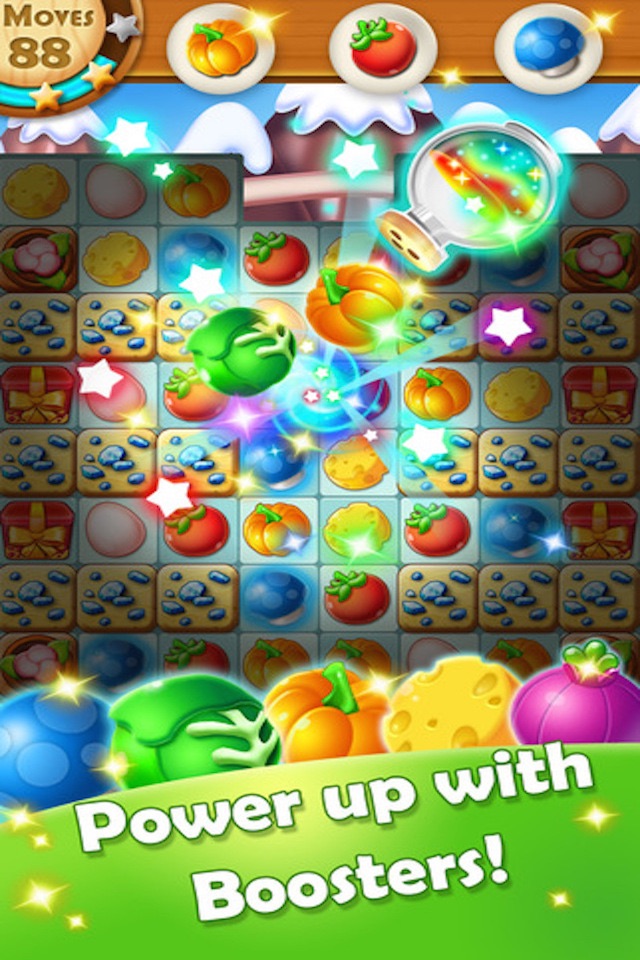 Juicy Fruit - 3 match puzzle yummy blast mania game screenshot 4