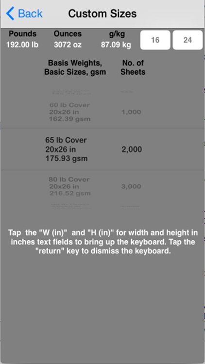 Paper Weight Calculator