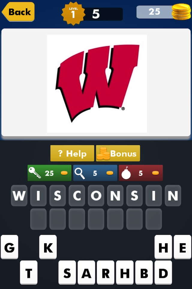 College Sports Logo Quiz ~ Learn the Mascots of National Collegiate Athletics Teams screenshot 3