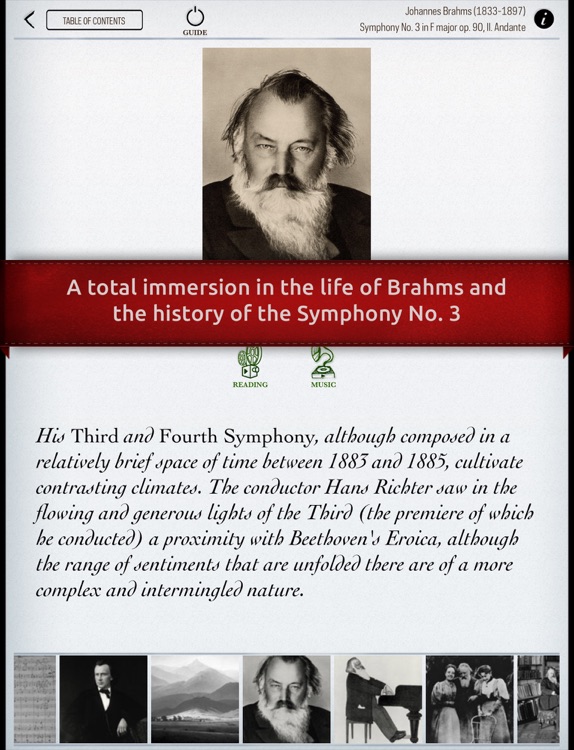 Play Brahms – Symphony No. 3 (interactive piano sheet music) screenshot-3