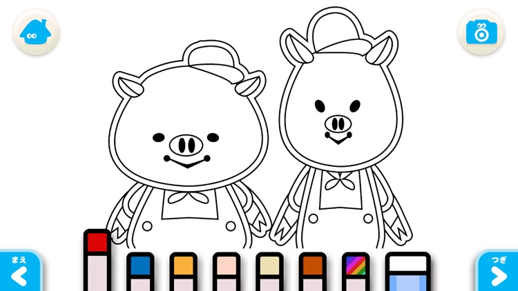 Three Little Pigs (FREE)  - Jajajajan Kids Songs & Coloring picture books series screenshot-4