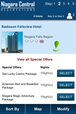 Niagara Central Reservations screenshot 3