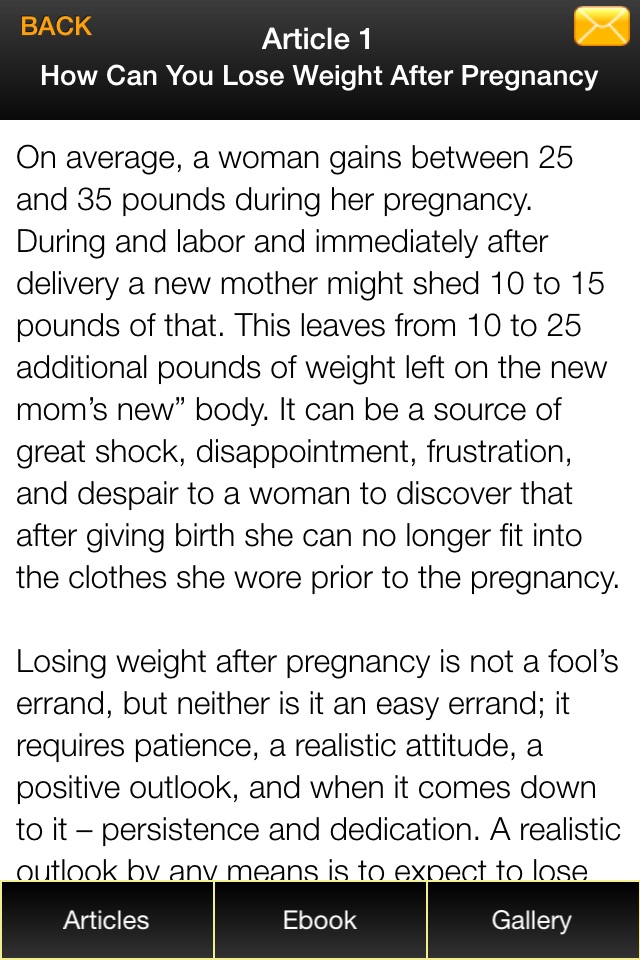 Weight Loss After Pregnancy - Have a Fit & Loss Your Weight After Pregnancy ! screenshot 4